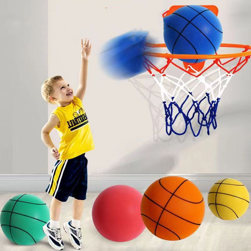 Silent High-Density Foam Basketball Set