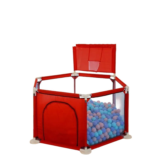 6-Sided Baby Playpen & Soft Cushion Play Area