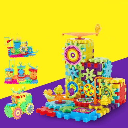 Electric Gears 3D Building Blocks