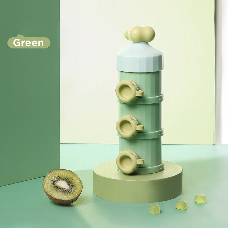 Baby Milk Powder Box (3-Layer Portable Formula Container)