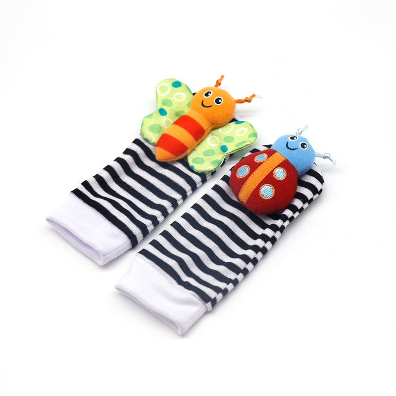 Baby Wrist & Sock Rattle Toy Set