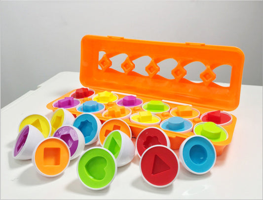 Colour & Shape Matching Egg Learning Toy Set