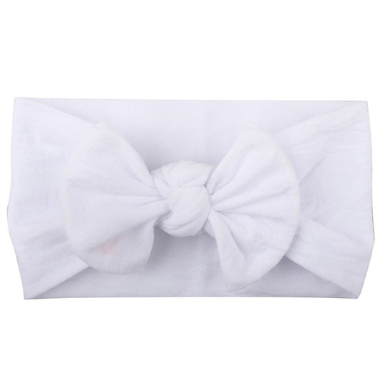 Baby Nylon Bow Headband – Soft, Stretchy & Adorable Everyday Accessory