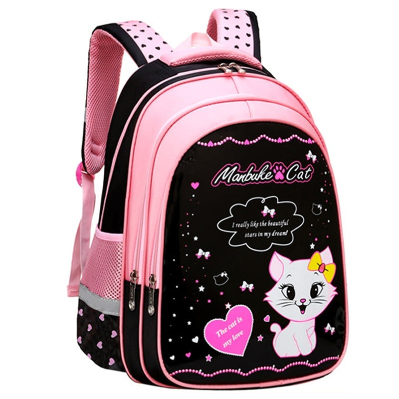 Cute Cat Kids School Backpack