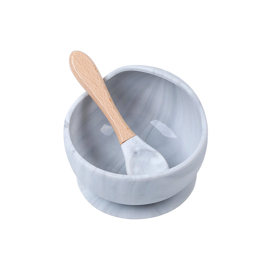 Silicone Suction Baby Bowl & Spoon Set