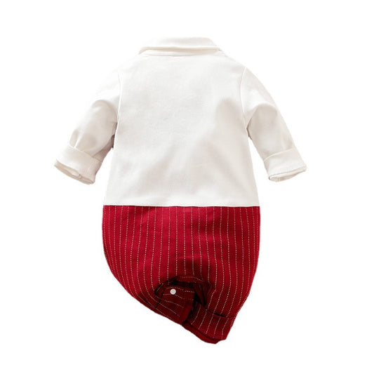 Little Gentleman Baby Romper