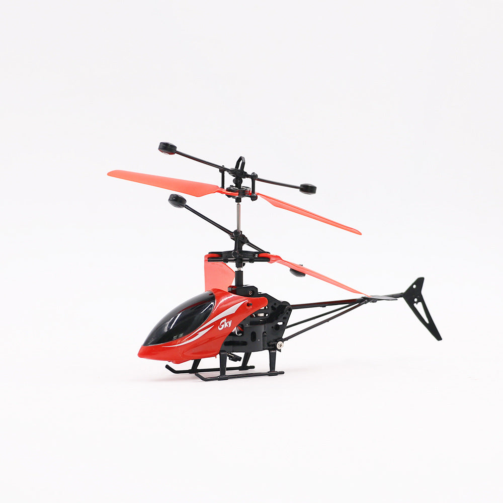 SkyGlide™ Induction RC Helicopter – Auto-Lift, USB Charging, Kid-Friendly Fun