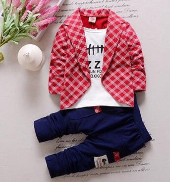 Toddler Baby Clothes Children Suit 0-3 Years Old Suit Pants Children's Sportswear Boys Girls Children's Clothing Brand