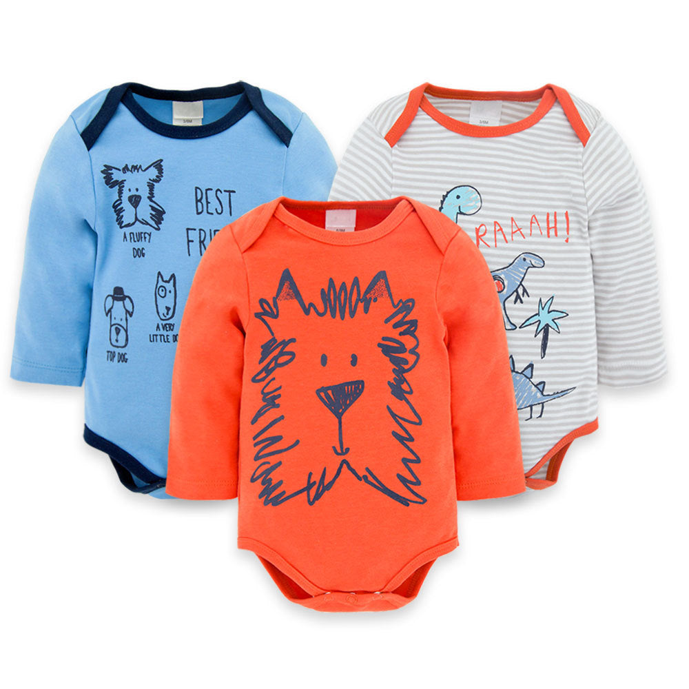Newborn Long-Sleeve Baby Bodysuit