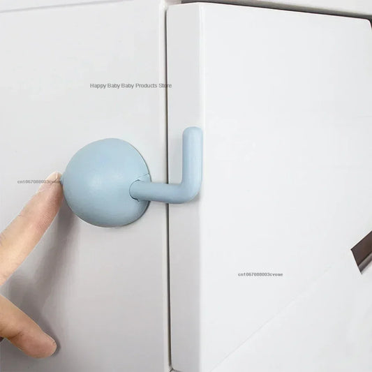 1/2/3pc Multifunctional Baby Safety Lock Anti-Pinch Hand Children Safety Cabinet Door Drawer Locks Security Refrigerator Buckle