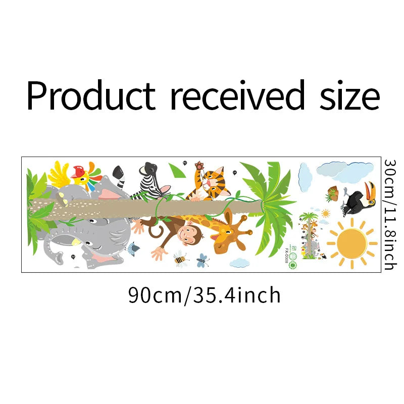 Jungle Adventure Wall Stickers – Bring the Wild to Their Room