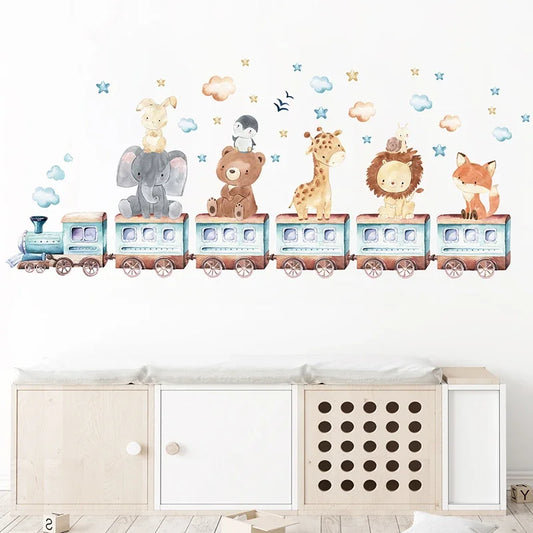 Little Safari Train Wall Stickers – A Journey of Imagination