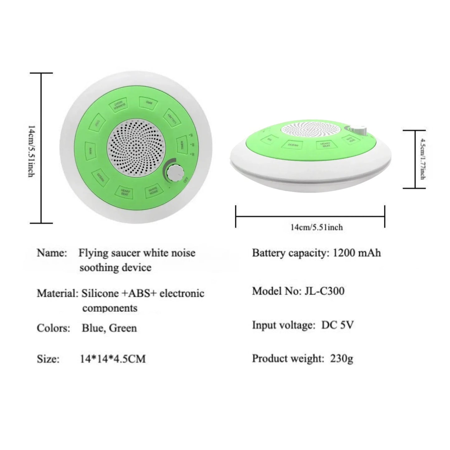 White Noise Sleep Machine – Calm Nights, Happy Days