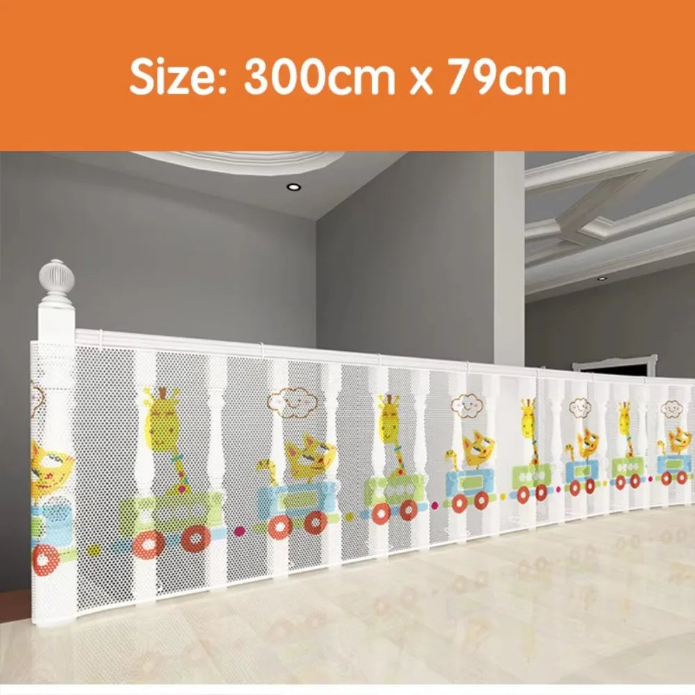 Mesh Children's Safety Barrier Stair Protection Multipurpose Baby Safety Barriers Baby Safety Children Protection