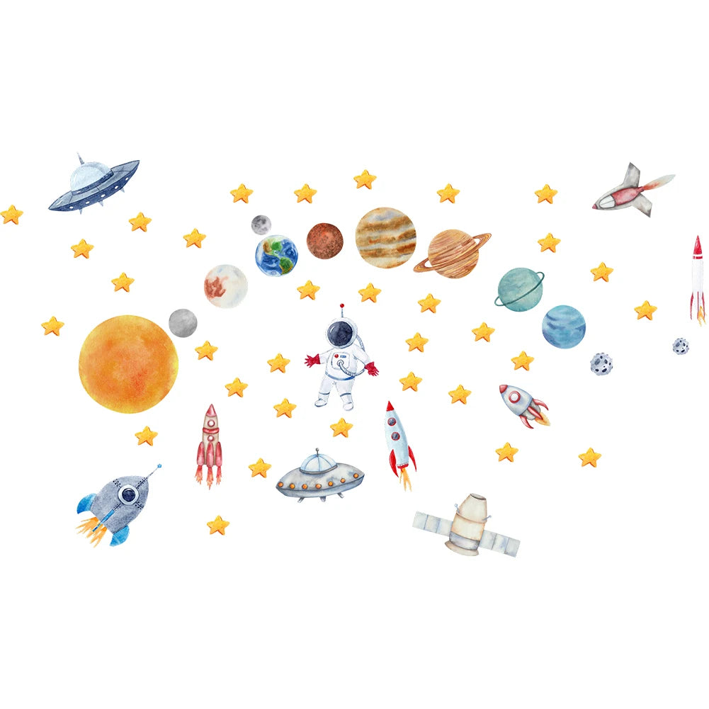 Astronaut Wall Stickers – Explore the Universe from Bedtime
