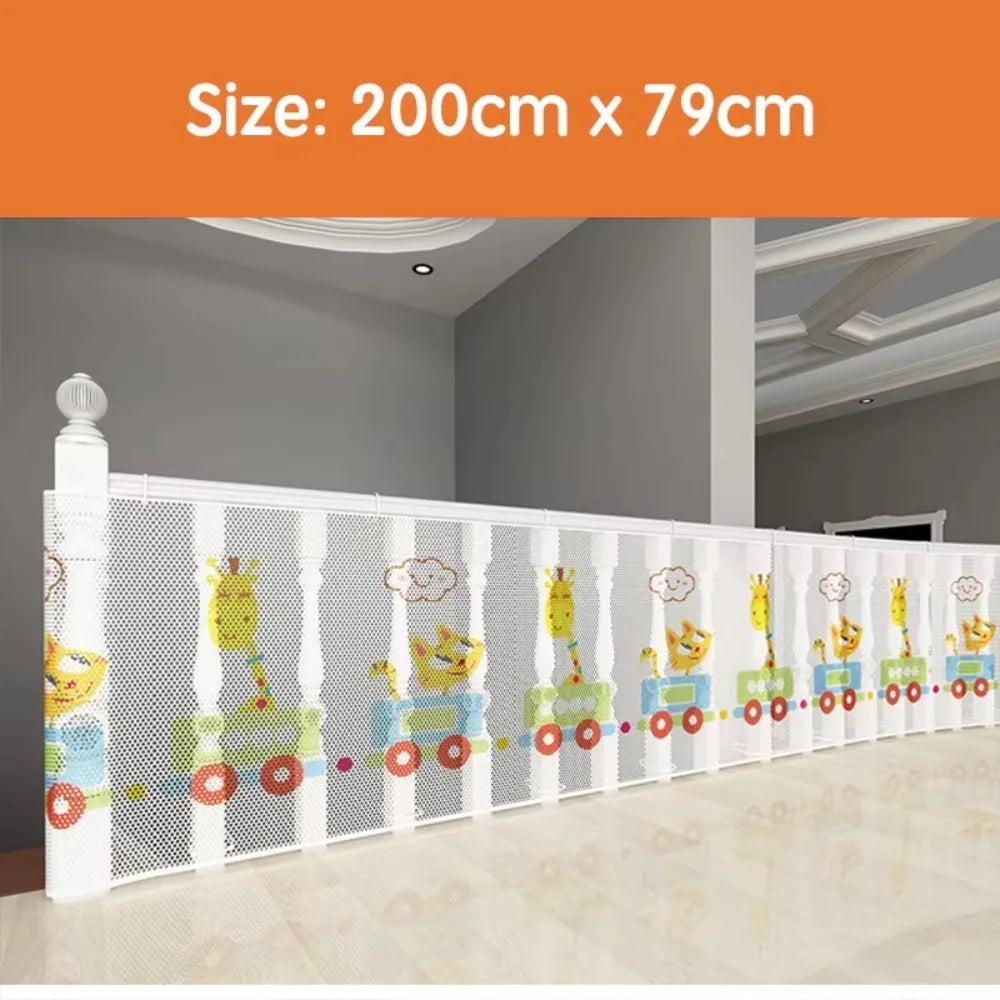 Mesh Children's Safety Barrier Stair Protection Multipurpose Baby Safety Barriers Baby Safety Children Protection