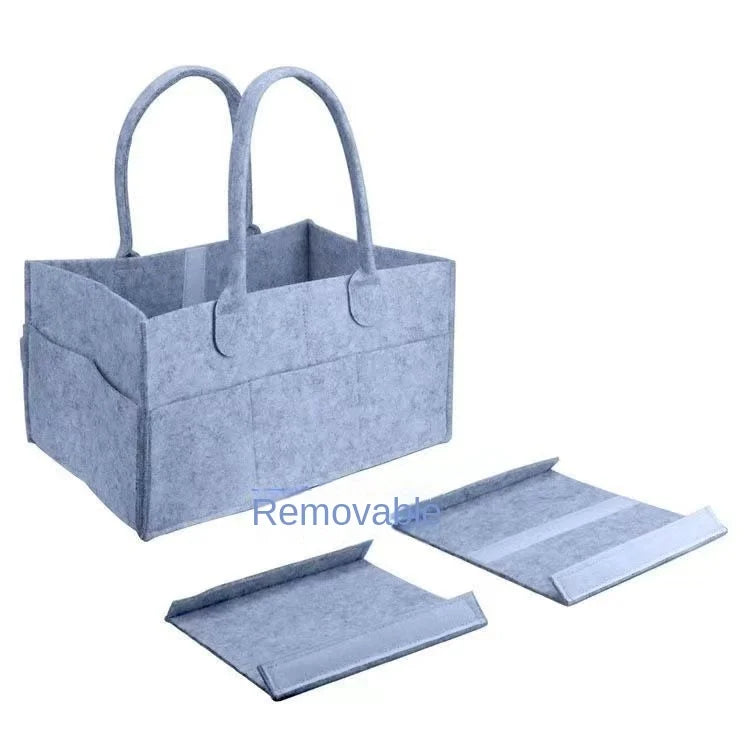 Felt Diaper Caddy – Smart Storage, Anywhere You Need It