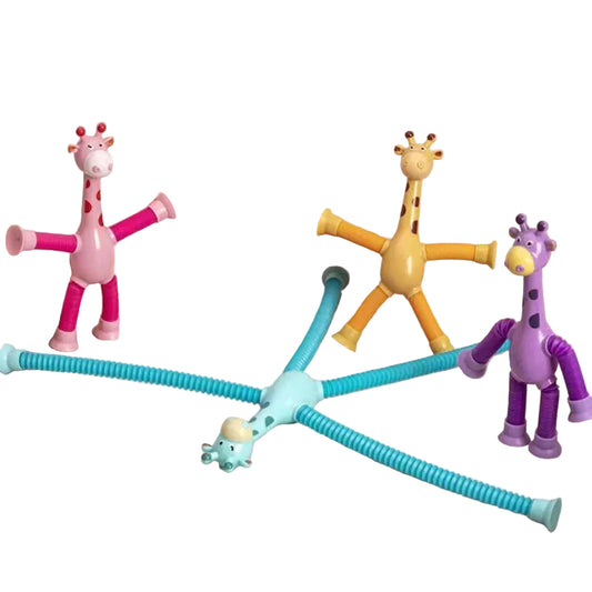 Giraffe Stretch Pop Tube Fidget Toy