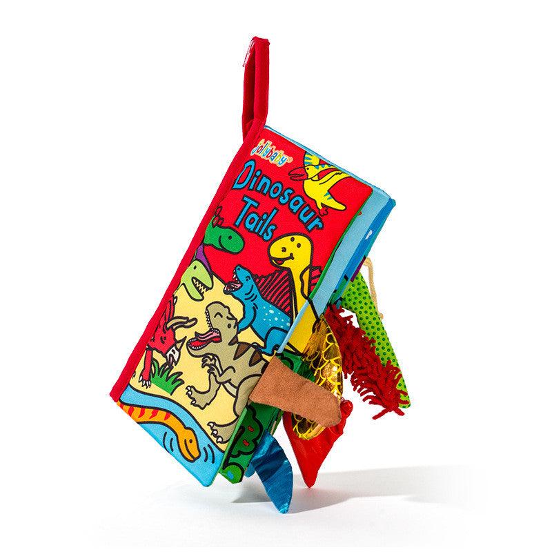Animal Tail Cloth Book - Babyblush