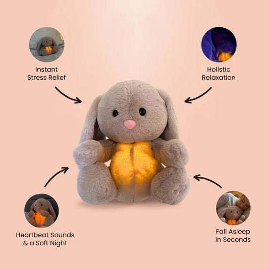 Breathing Bunny Soothing Sensory Plush