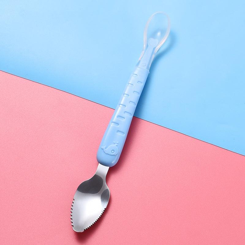 Baby Fruit Scraping Spoon - Babyblush