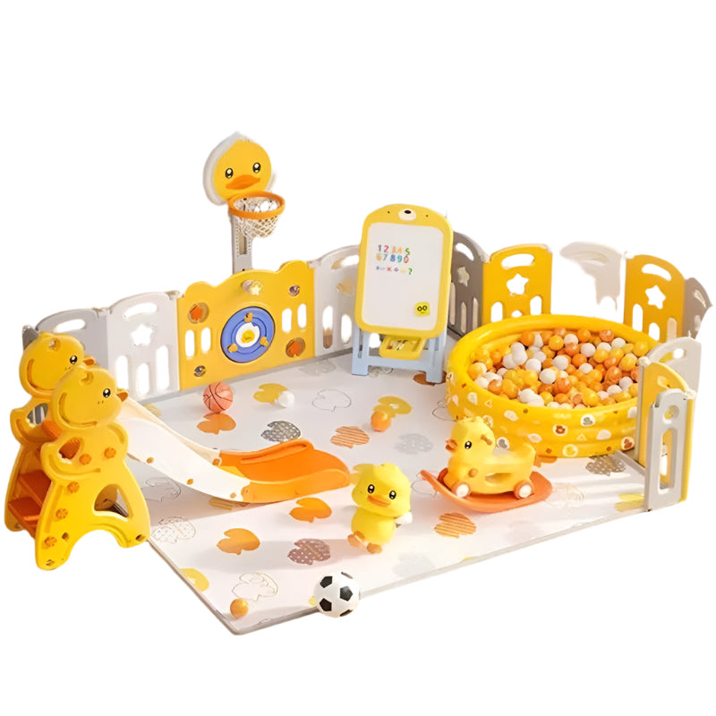 Baby Play Pen With Basketball Hoop - Babyblush