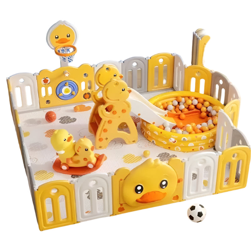 Baby Play Pen With Basketball Hoop - Babyblush