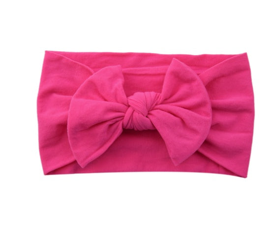 Baby Nylon Bow Headband – Soft, Stretchy & Adorable Everyday Accessory