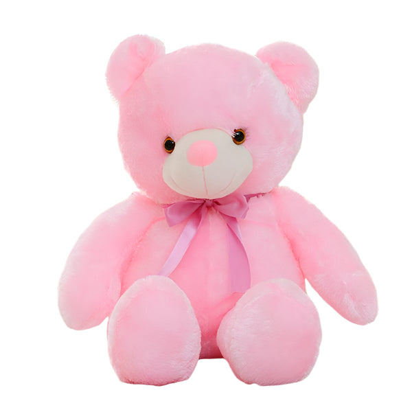 Creative Light Up LED Teddy Bear Stuffed Animals Plush Toy Colorful Glowing Gift For Kids Pillow - Babyblush