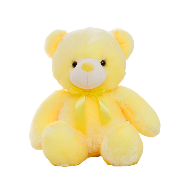 Creative Light Up LED Teddy Bear Stuffed Animals Plush Toy Colorful Glowing Gift For Kids Pillow - Babyblush
