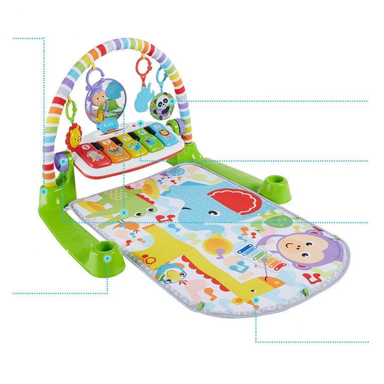 Infant Multifunctional Piano Fitness Frame & Crawling Mat