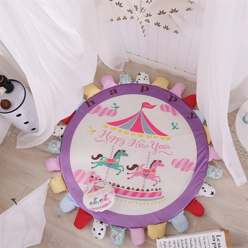 Cartoon Crawling Pad Household Bedroom Bed Pad Baby Can Be Disassembled And Washed