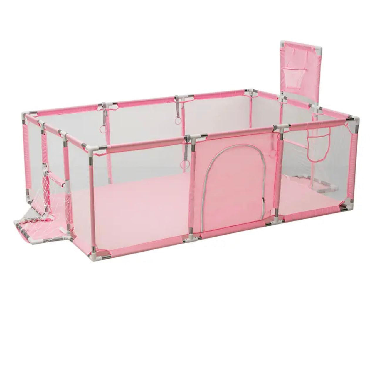 Football Play Pen - Babyblush
