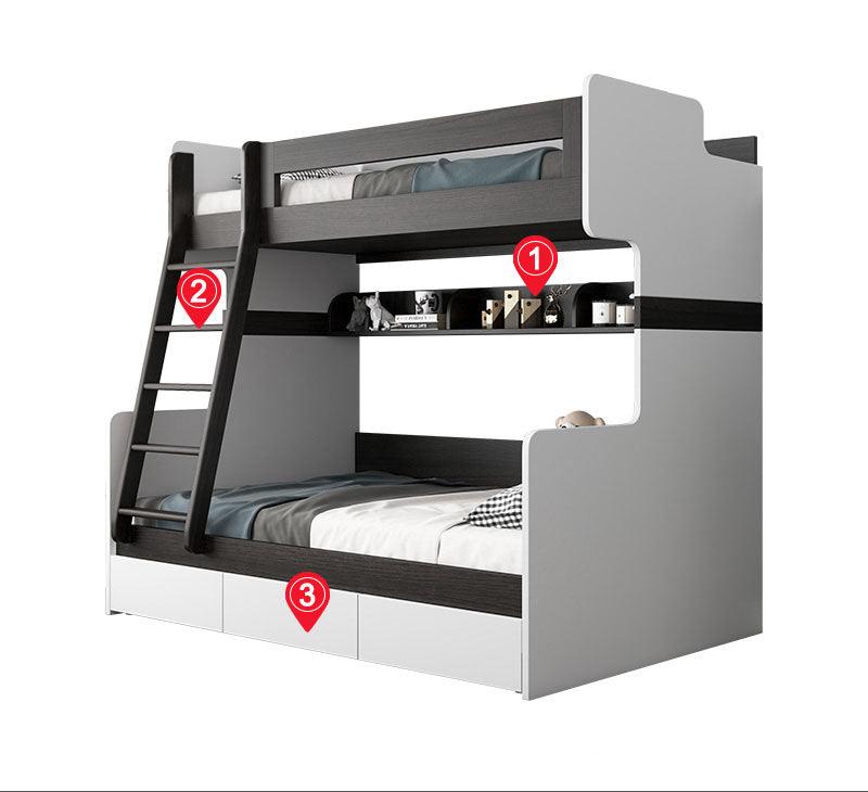 High Bed Double Bed - Babyblush