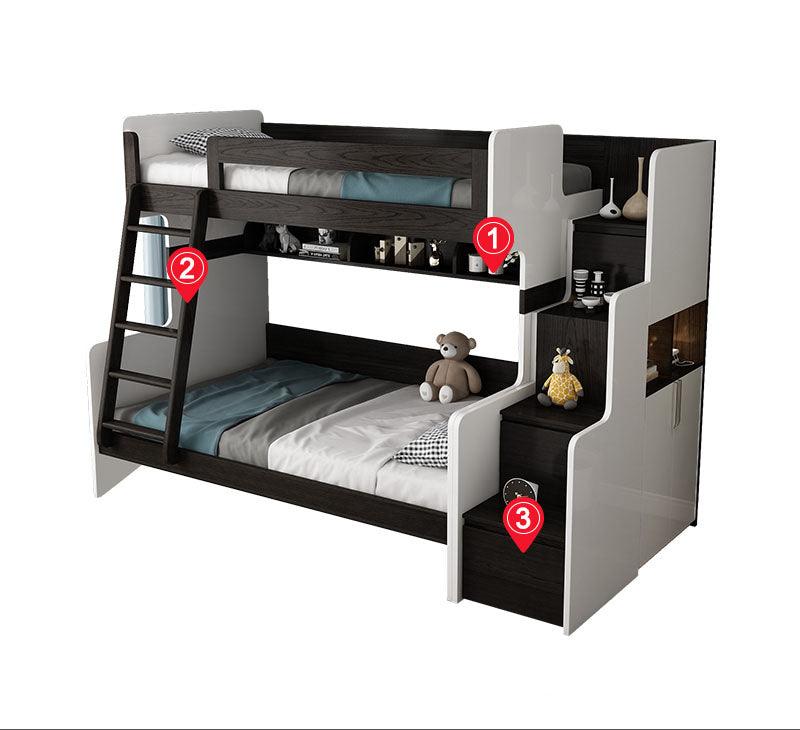 High Bed Double Bed - Babyblush