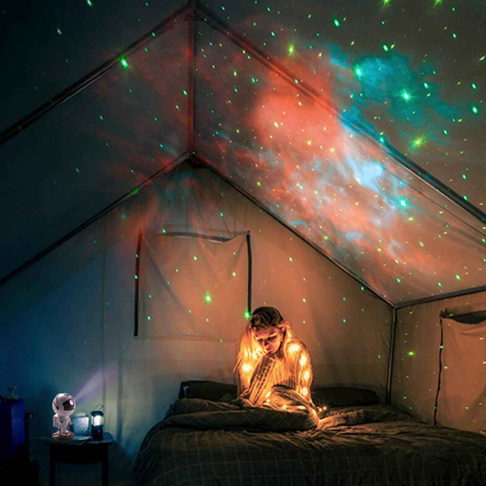 New Galaxy Projector Astronaut Starry Sky Projector Remote Control Music Laser - Babyblush
