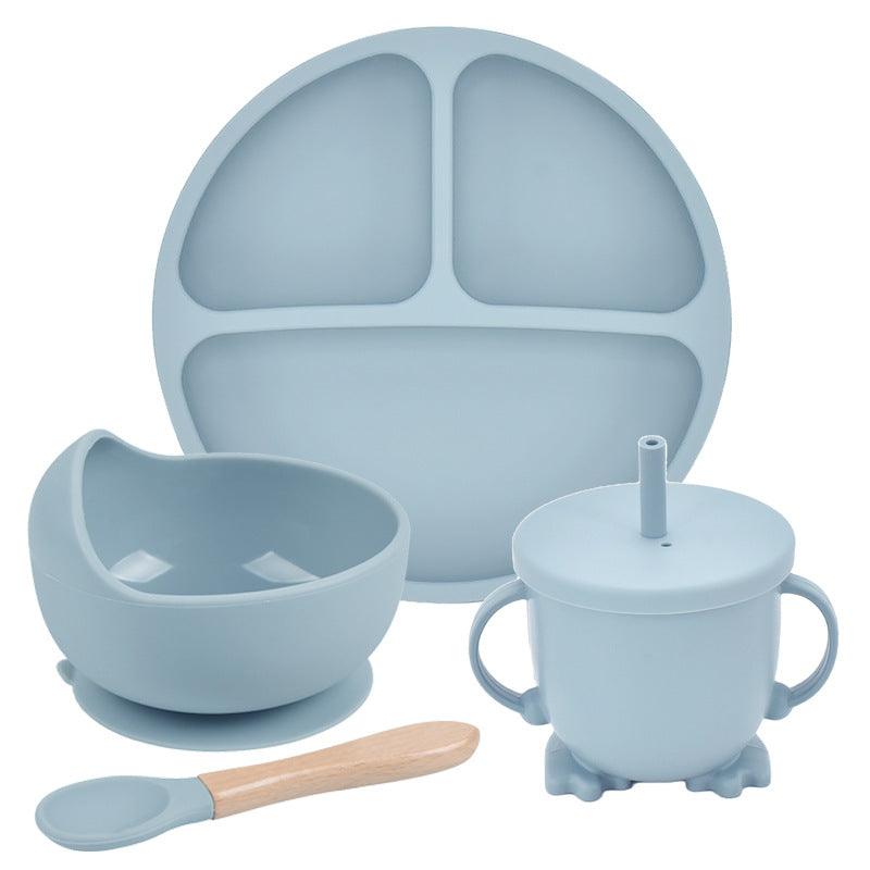 Silicone Suction Cup Dinner Plate Baby And Children's Divided Plate Set - Babyblush