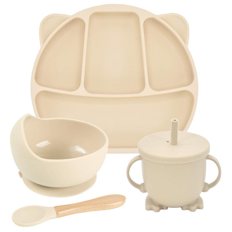 Silicone Suction Cup Dinner Plate Baby And Children's Divided Plate Set - Babyblush