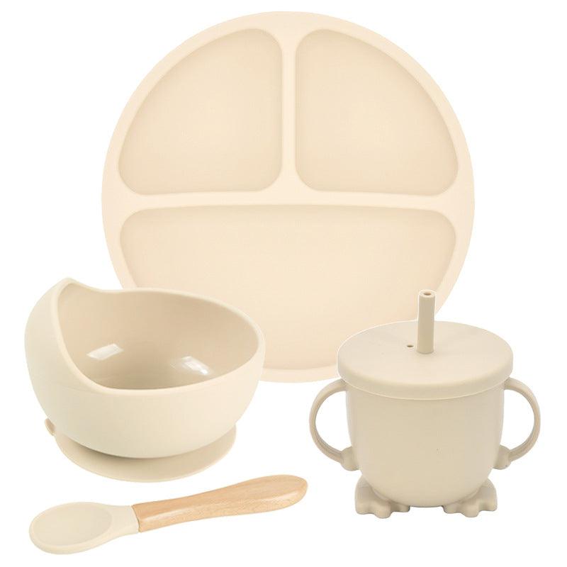 Silicone Suction Cup Dinner Plate Baby And Children's Divided Plate Set - Babyblush