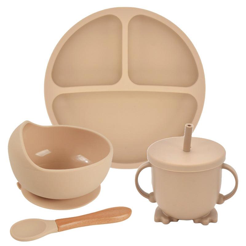 Silicone Suction Cup Dinner Plate Baby And Children's Divided Plate Set - Babyblush