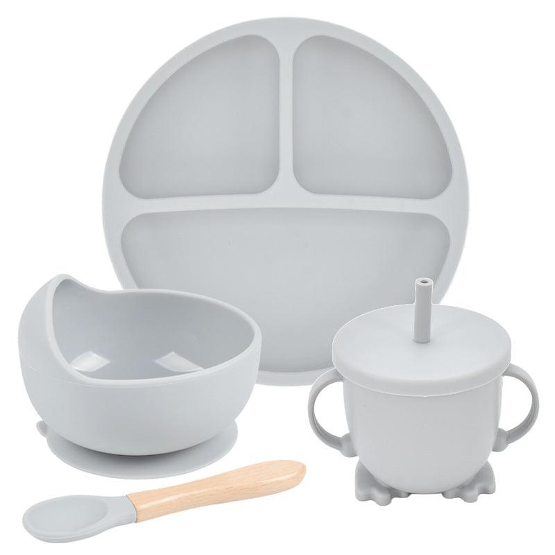 Silicone Suction Cup Dinner Plate Baby And Children's Divided Plate Set - Babyblush