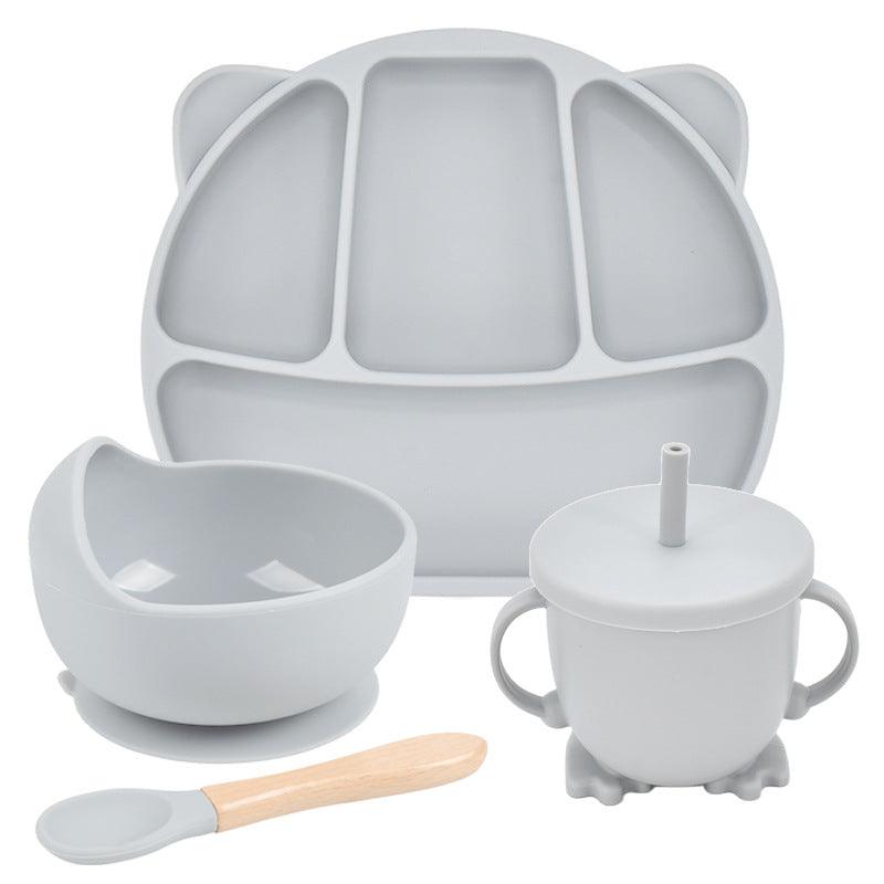 Silicone Suction Cup Dinner Plate Baby And Children's Divided Plate Set - Babyblush