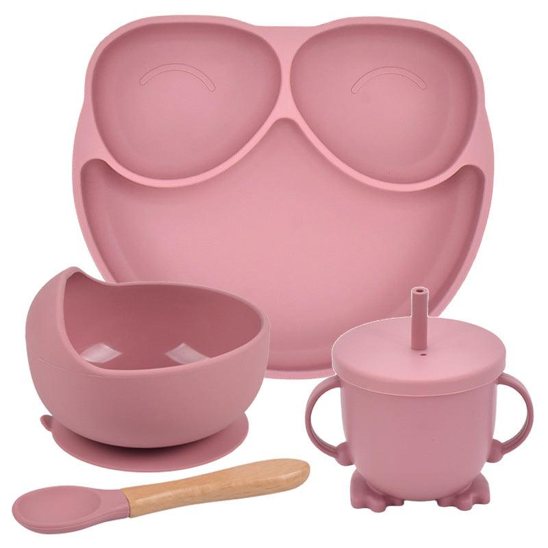 Silicone Suction Cup Dinner Plate Baby And Children's Divided Plate Set - Babyblush