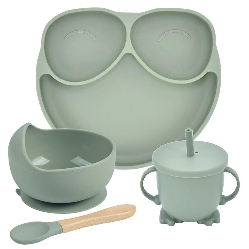 Silicone Suction Cup Dinner Plate Baby And Children's Divided Plate Set - Babyblush