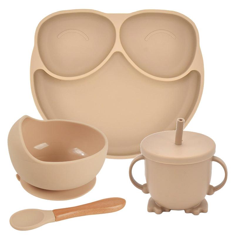 Silicone Suction Cup Dinner Plate Baby And Children's Divided Plate Set - Babyblush