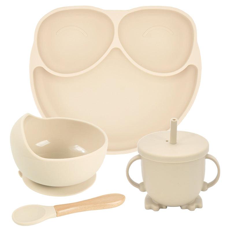 Silicone Suction Cup Dinner Plate Baby And Children's Divided Plate Set - Babyblush