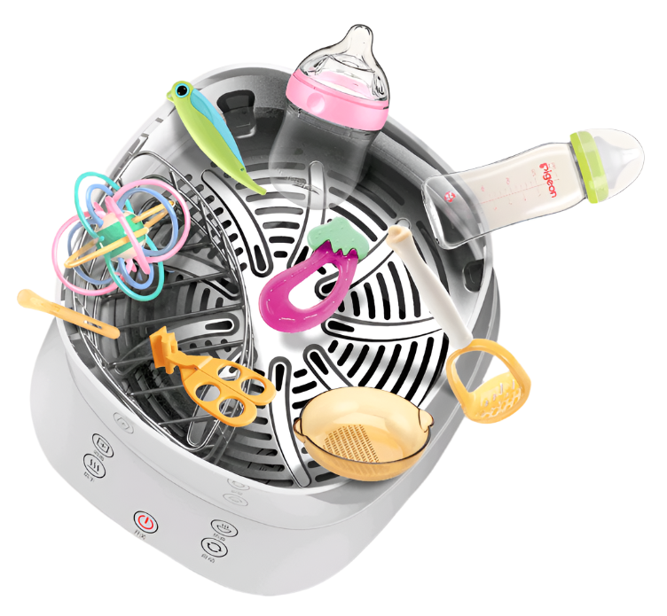 Baby Bottle Sterilizer With Drying - Babyblush