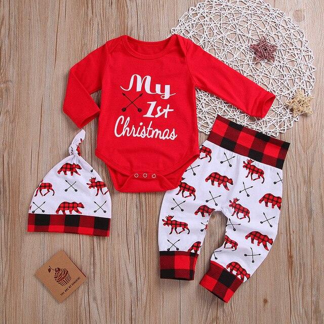 Baby Boy My First Christmas Outfit - Babyblush