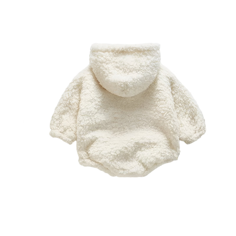 Baby Long Sleeve Hoodie - Babyblush