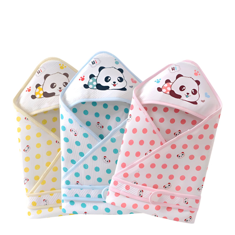 Baby Polkadot Wrap - Babyblush